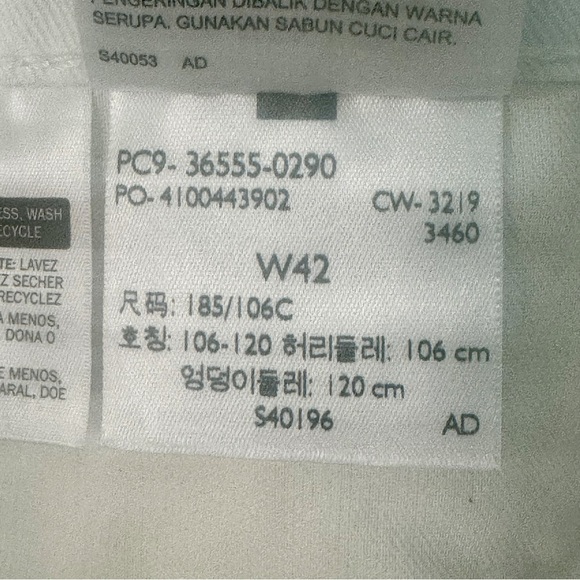 NWT LEVI’S 511 Slim Shorts White Denim Raw Hem Roll Up Casual Summer Jean Shorts - Picture 14 of 15